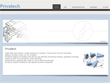 Tablet Screenshot of privatech.se